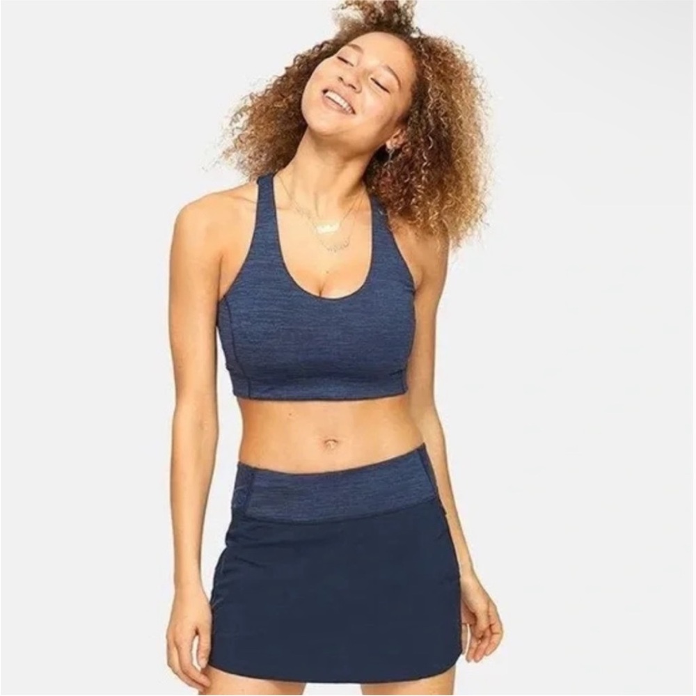 NWT Outdoor Voices - Hudson 4” Mid Rise Skort in Navy Blue